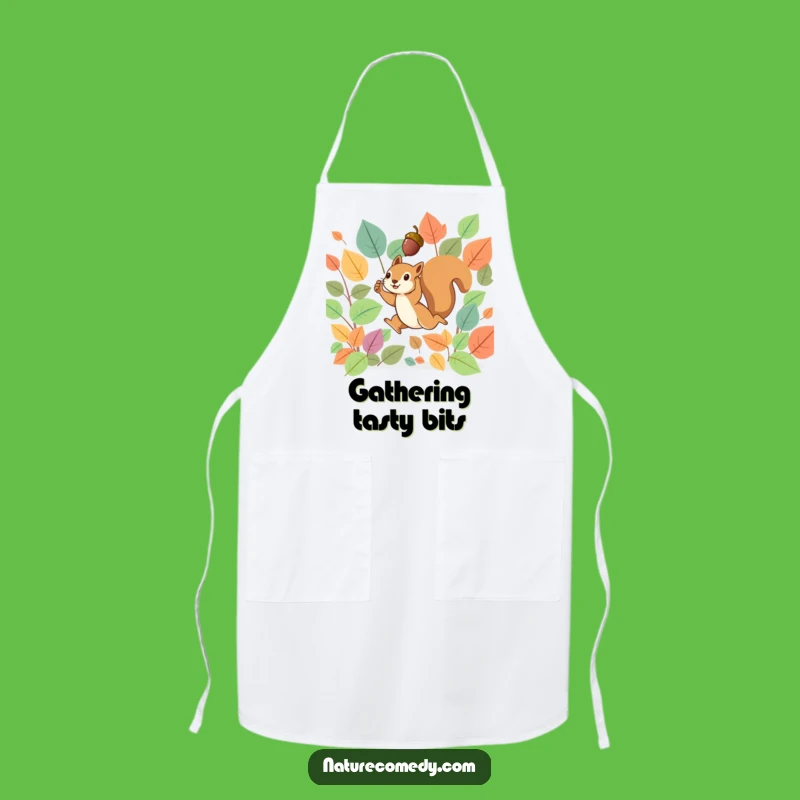 Funny Squirrel Apron: Autumn Leap Kitchen Fun, Practical Funny Gift