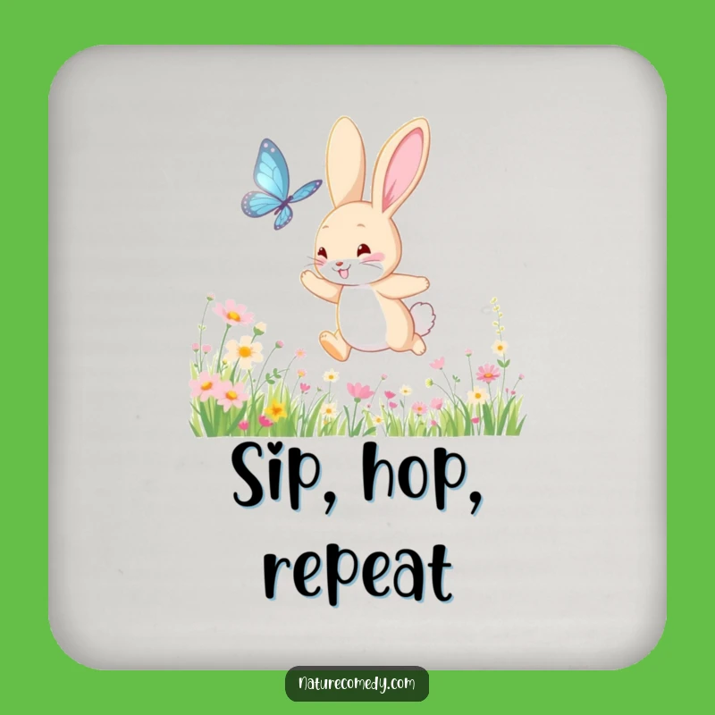 Funny Bouncing Bunny Coasters: Add Meadow Charm to Your Table