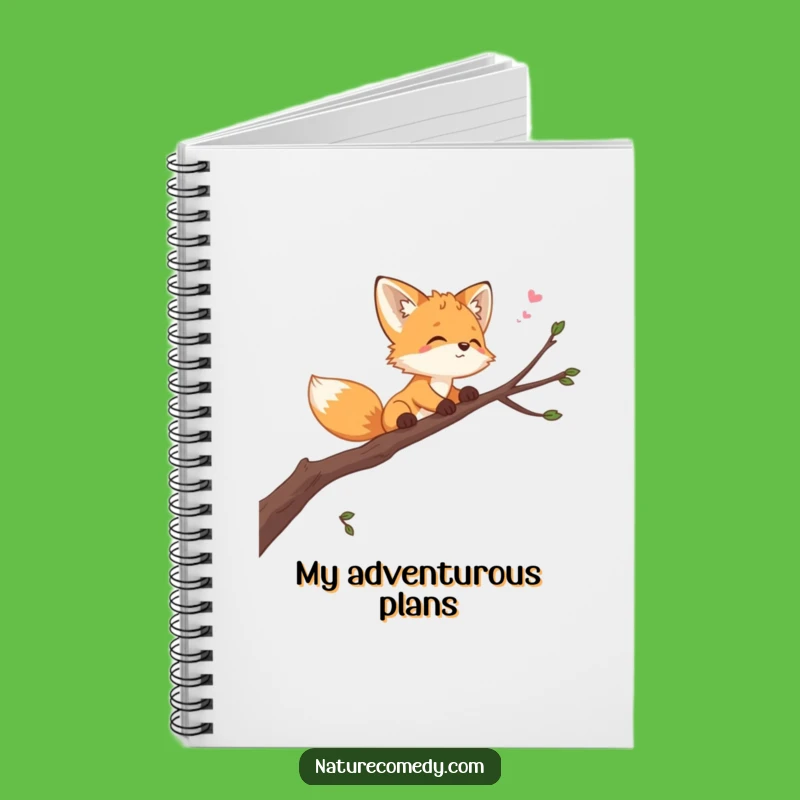 Funny Playful Fox Notebook: Jot Down Your Sky-High Ideas